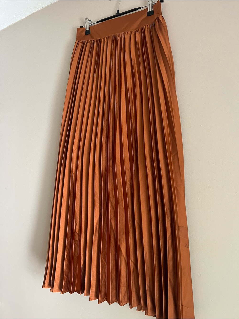Altar'd State Copper Pleated Maxi Skirt - Picture 2 of 5